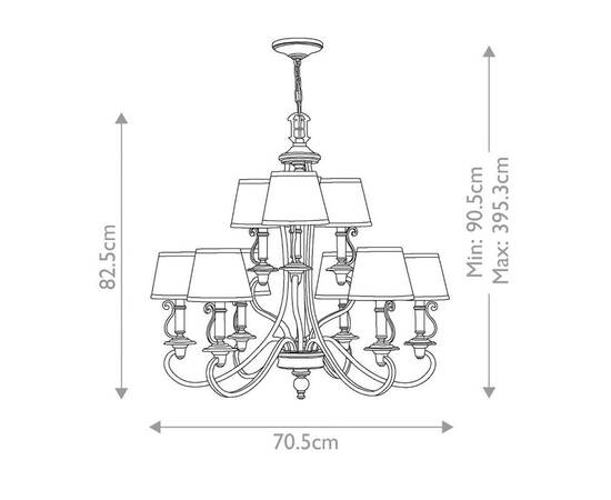Подвесная люстра Hinkley Plymouth HK-PLYMOUTH9, изображение 5