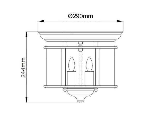 Потолочный светильник Hinkley Gentry HK-GENTRY-F-PB, изображение 5