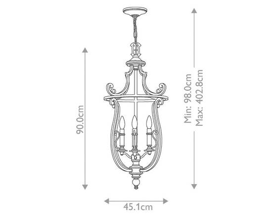 Подвесная люстра Hinkley Plymouth HK-PLYMOUTH4-P, изображение 6