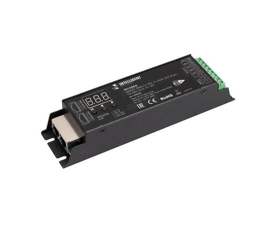 Декодер Arlight SMART-DMX512-305-63-RDM-SUF Black (12-48V, 5x4A, RJ-45) (IARL, IP20 Металл, 5 лет) 0