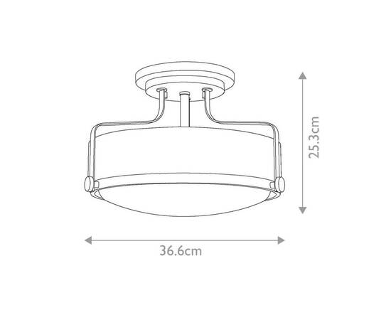 Потолочный светильник Hinkley Harper (hk) HK-HARPER-SFS-HB, изображение 5