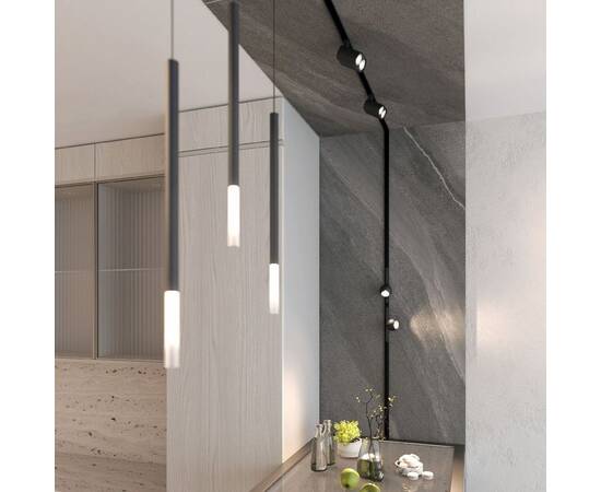 Трековый магнитный светильник Arlight MAG-ORIENT-STICK-HANG-R20-3W Warm3000 (BK, 180 deg, 48V) 03703, изображение 4