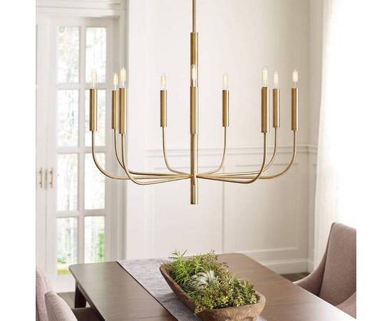 Люстра на штанге Feiss Brianna FE-BRIANNA9-BB, изображение 6