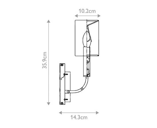 Бра Feiss Brianna FE-BRIANNA1-PN, изображение 5
