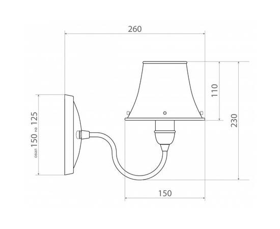 Бра Covali WL-38006, изображение 4