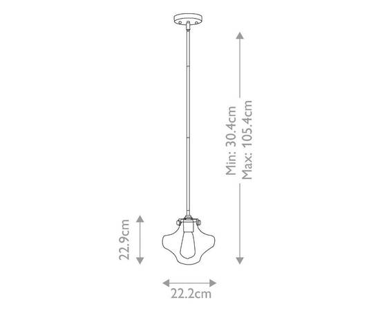 Подвесной светильник Hinkley Congress HK-CONGRESS-P-B-CM, изображение 4