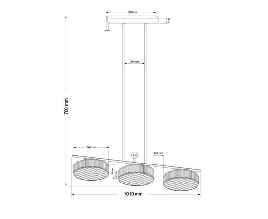 Подвесная люстра Kutek Lavone LAV-ZWL-6(Z)240, изображение 2