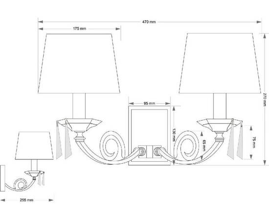 Бра Kutek Monza MON-K-2(P/A), изображение 2