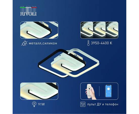 Потолочный светильник Rivoli Jenny 6102-103 Б0059010, изображение 4