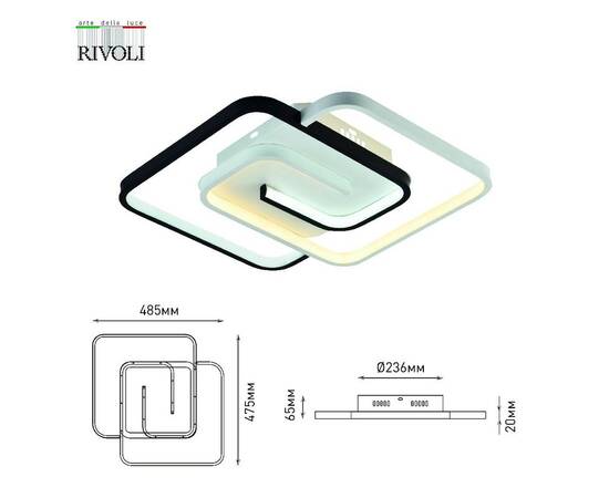Потолочный светильник Rivoli Jenny 6102-103 Б0059010, изображение 5