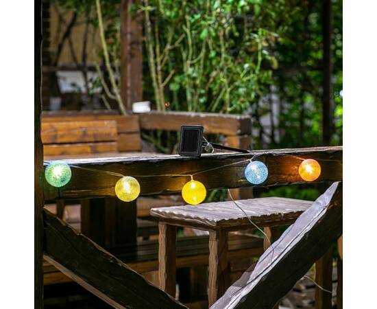 Гирлянда на солнечной батарее Uniel USL-S-139/PM2000 COTTON BALLS UL-00010436, изображение 6