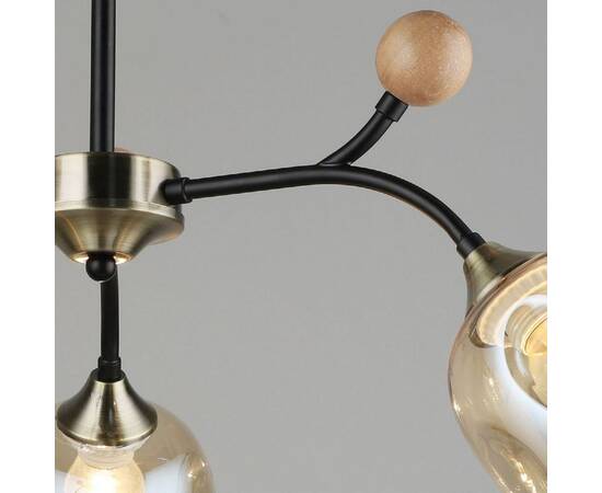 Люстра на штанге Reluce 02009-0.3-03 AB+BK, изображение 4