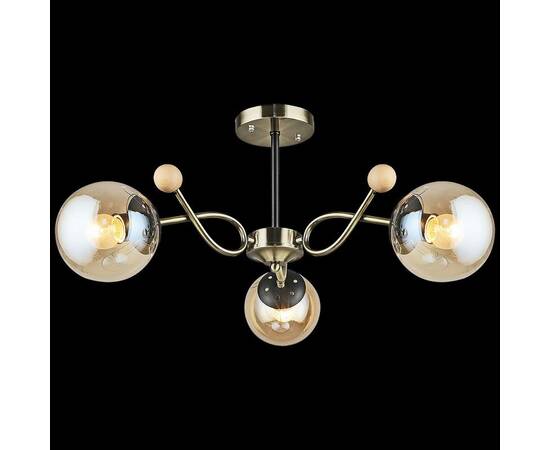 Люстра на штанге Reluce 02021-0.3-03 AB+BK