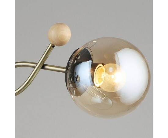 Люстра на штанге Reluce 02021-0.3-03 AB+BK, изображение 3