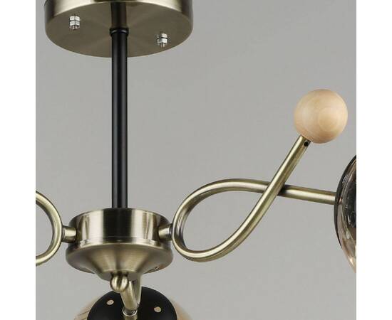 Люстра на штанге Reluce 02021-0.3-03 AB+BK, изображение 4