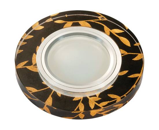 Встраиваемый светильник Fametto Luciole DLS-L204 GU5.3 CHROME/BLACK UL-00000379