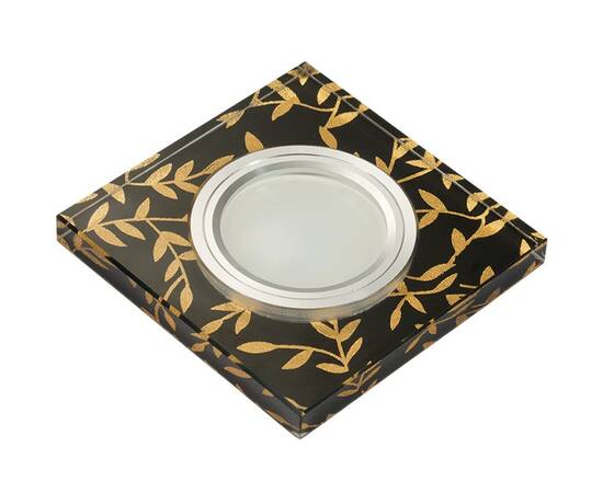 Встраиваемый светильник Fametto Luciole DLS-L205 GU5.3 CHROME/BLACK UL-00000380