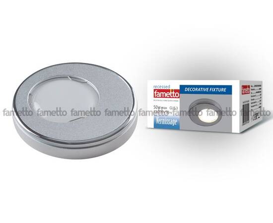 Встраиваемый светильник Fametto Vernissage DLS-V104 GU5.3 SAND SILVER+CHROME 10736, изображение 2