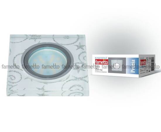 Встраиваемый светильник Fametto Peonia DLS-P203 GU5.3 CHROME/WHITE 10127, изображение 2