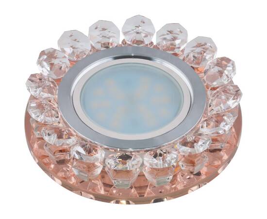 Встраиваемый светильник Fametto Luciole DLS-L102 GU5.3 CHROME/PEACH 10001