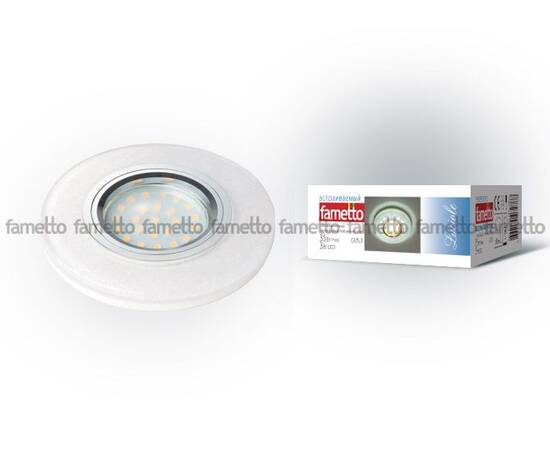 Встраиваемый светильник Fametto Luciole DLS-L104 GU5.3 CHROME/WHITE 10718, изображение 2