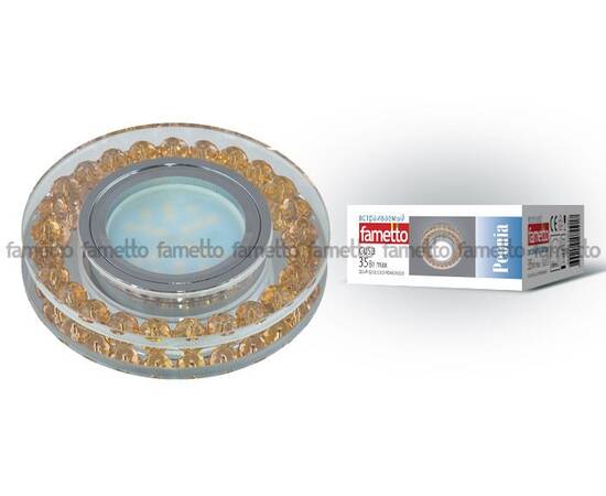 Встраиваемый светильник Fametto Peonia DLS-P102 GU5.3 CHROME/GOLD 09985, изображение 2