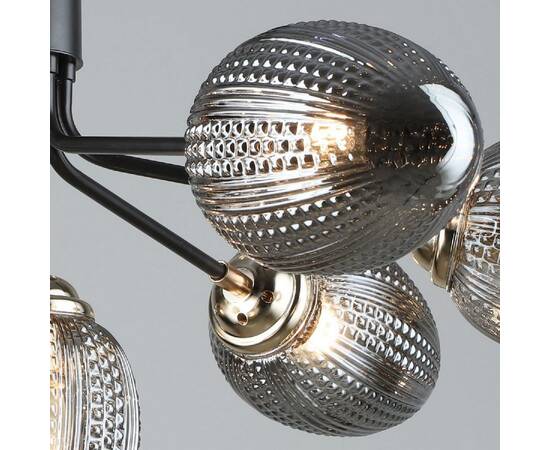 Люстра на штанге Reluce 05126-0.3-07 COFFEE+FGD, изображение 3