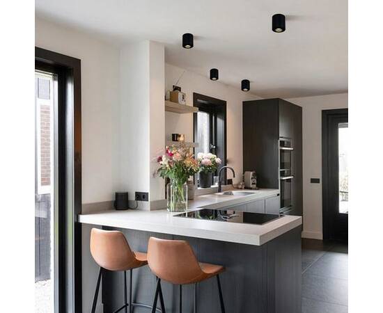 Накладной светильник Reluce 16135-9.5-001 GU10 BK, изображение 3