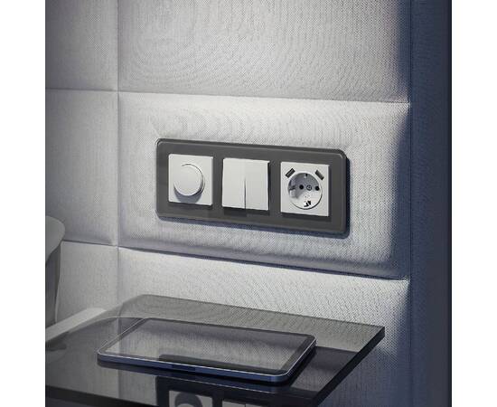 Розетка с заземлением, шторками и USBх2 Werkel 4690389191992 W1171561 a062406, изображение 3