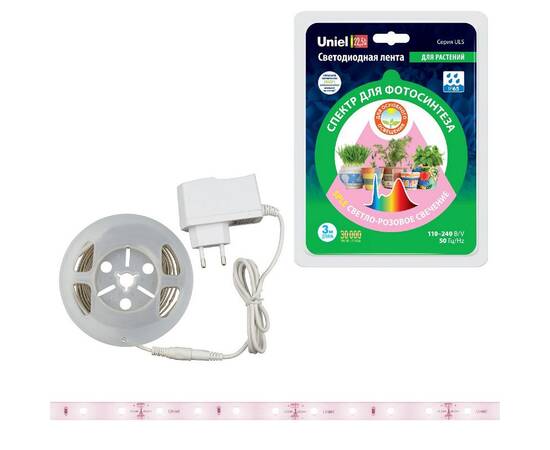 Светодиодная лента Uniel ULS-P71-2835-42LED/m-IP65-3M-SPLE RRP24C00 UL-00008924