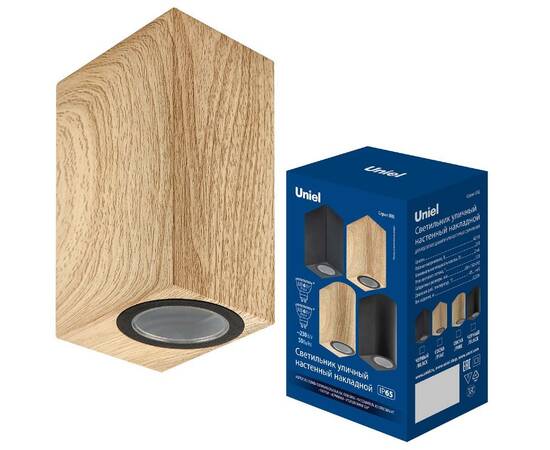 Уличный настенный светильник Uniel UUL-P42A 2х6W/GU10 IP65 PINE UL-00010558, изображение 2