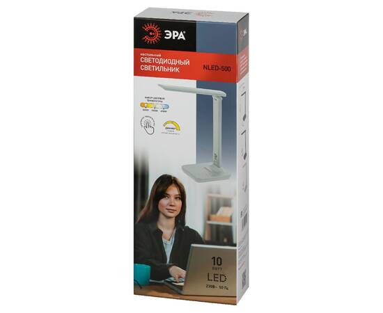 Настольная лампа Эра NLED-500-10W-W Б0057192, изображение 5