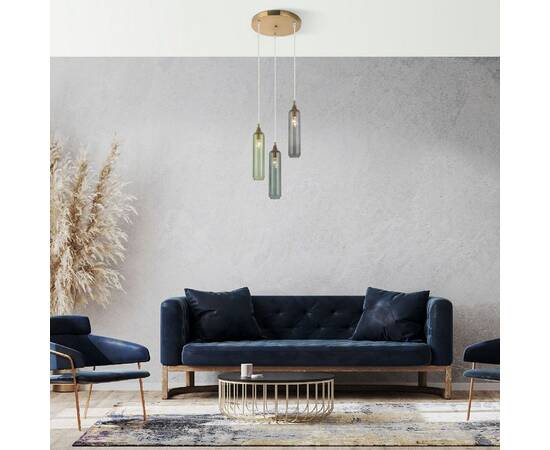 Подвесной светильник Eurosvet Siesta 50252/3 латунь Smart a063661, изображение 5