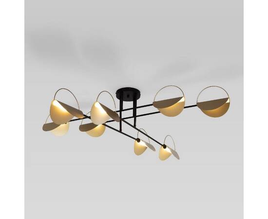 Потолочная люстра Eurosvet Grazia 70148/8 черный/золото Smart a062043