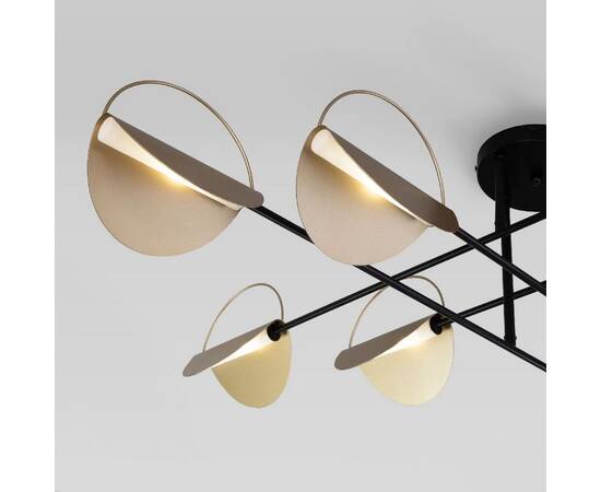 Потолочная люстра Eurosvet Grazia 70148/8 черный/золото Smart a062043, изображение 2