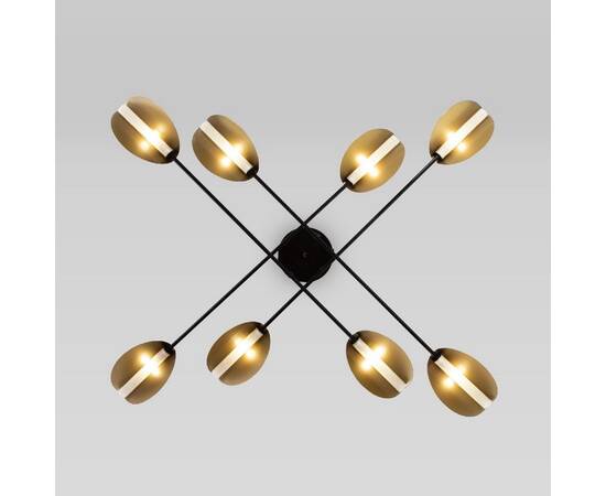 Потолочная люстра Eurosvet Grazia 70148/8 черный/золото Smart a062043, изображение 3
