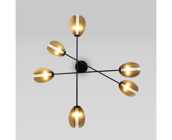 Потолочная люстра Eurosvet Grazia 70148/6 черный/золото Smart a062042, изображение 4