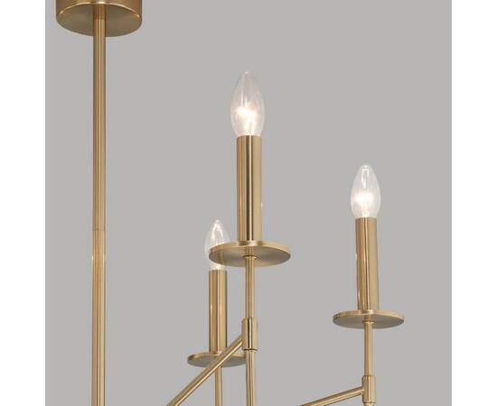 Люстра на штанге Eurosvet Anders 60142/6 латунь Smart a061930, изображение 2