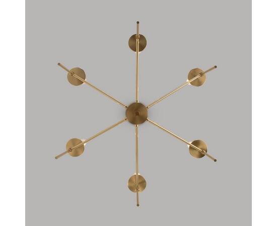Люстра на штанге Eurosvet Anders 60142/6 латунь Smart a061930, изображение 3