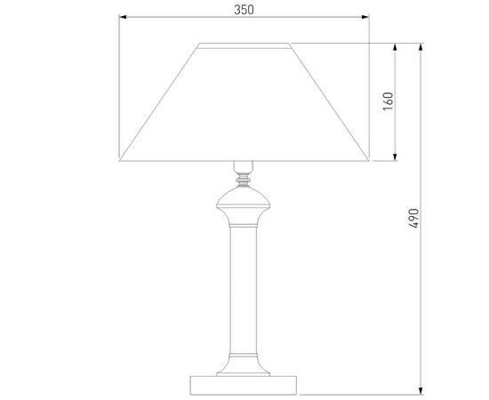 Настольная лампа Eurosvet Majorka 008/1T GR (зеленый) 00000019595, изображение 4