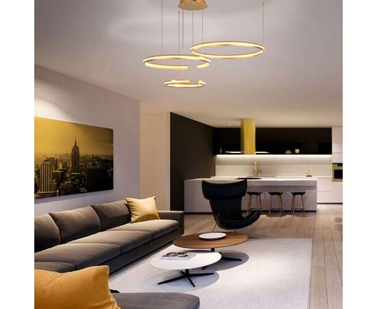 Подвесная люстра Eurosvet Gap 90180/3 золото a045426, изображение 2