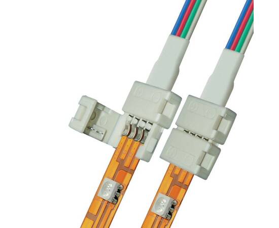 Коннектор для светодиодных лент Uniel UCX-SD4/B20-RGB WHITE 020 POLYBAG 06610