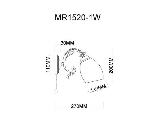 Бра MyFar Biene MR1520-1W, изображение 6