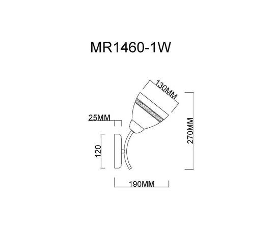 Бра MyFar Emily MR1460-1W, изображение 6
