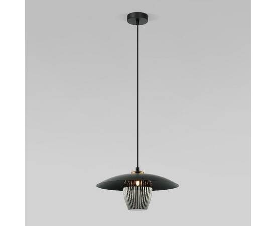 Подвесной светильник Eurosvet Kamari 50259/1 черный/дымчатый a064946