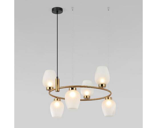 Подвесная люстра Eurosvet Alva 30183/6 латунь Smart a064683