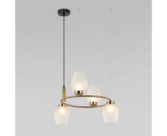 Подвесная люстра Eurosvet Alva 30183/4 латунь Smart a064682