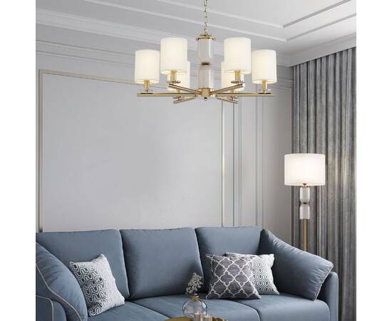 Подвесная люстра Eurosvet Caprera 60146/6 латунь Smart a063858, изображение 4