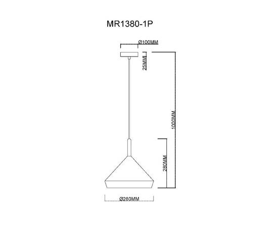 Подвесной светильник MyFar Adele MR1380-1P, изображение 6