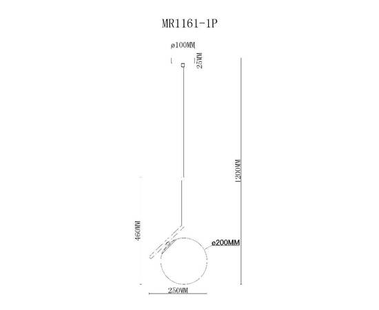 Подвесной светильник MyFar Pierre MR1161-1P, изображение 7